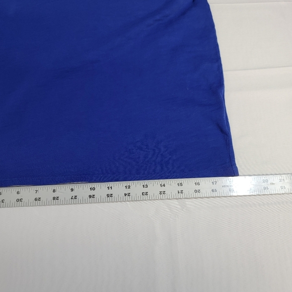 Nation LTD Anthropologie Mallory Dress Royal Blue 100% Cotton Size XS - Picture 5 of 11